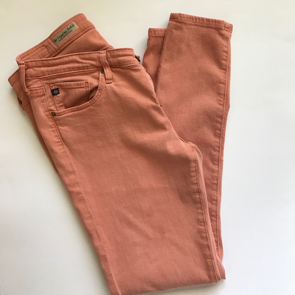 AG Adriano Goldschmied Women's Skinny Jeans in Coral